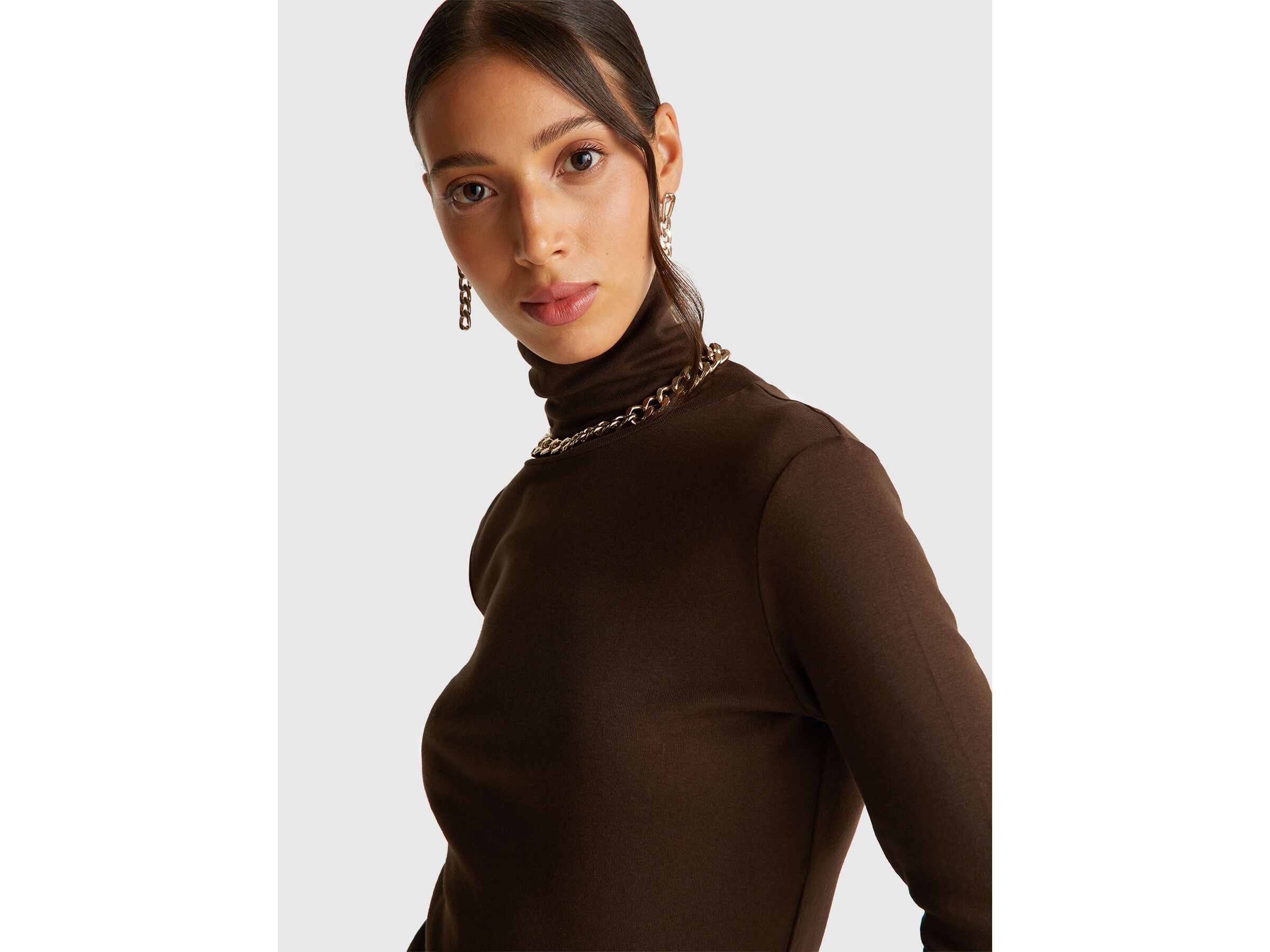 TURTLE NECK SWEATER Women image number 4